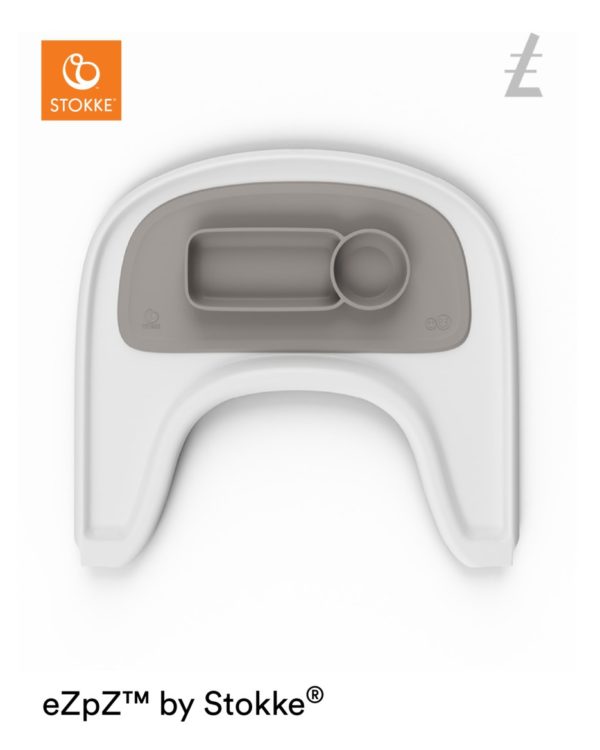 Stokke® Ezpz Tray matte - Soft Grey